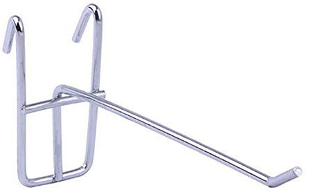 12 Stück 10,2 cm Stecktafel-Haken Metallgitter-Wandhalterung, Displayhaken für Supermarkt, Garage, Einzelhandel