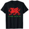 Proud UK England Roots Team For Men Women Kids Cymru Am Byth Welsh Rugby Dragon Wales Player Pride Gifts T-Shirt