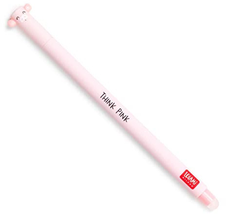 LEGAMI Stylo à encre gel effaçable - encre thermosensible - diamètre de la pointe : 0,7 mm, longueur : 15 cm - encre rose