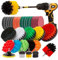 Drill Brush Attachments Set,37pcs Power Scrubber Drill Brush Kit with Scrub Pad Sponge Polishing Pads for Bathroom Shower Scrubbing,Carpet Cleaning,Grout Scrubbing,and Tile Cleaning