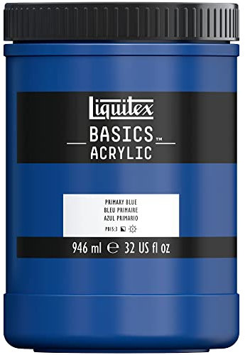 Liquitex Basics Acrylique Pot 946 ml Bleu Primaire ROW
