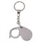 10-fach 20mm Juwelier Lupe mit Schlüsselanhänger, klappbar, Taschenlupe, Silber, Glaslinse, 48g, MAGNIFIER