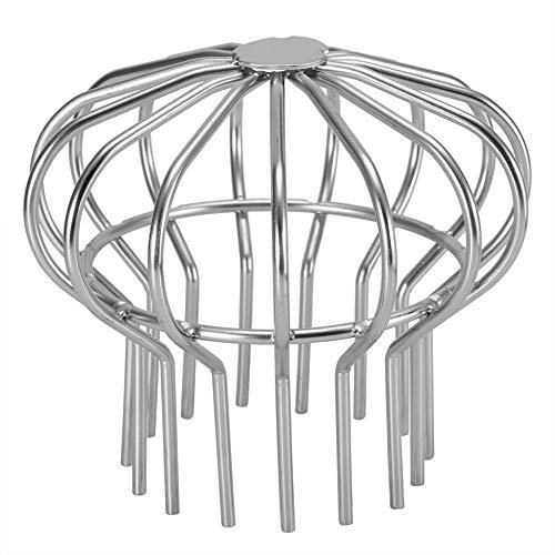 SYH&AQYE Dachrinnen Ballonschutz Filtersieb, Bodenablauf Dachrinnenschutz mit Dachablaufrohr aus Edelstahl Antiblockierender Bodenablauf für Den Innenhof Dachgarten Im Freien Gartengebrauch