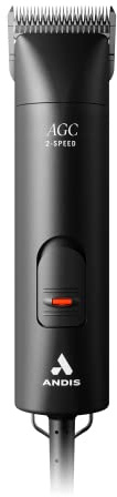 Andis 24675 UltraEdge 2-Speed Detachable Blade Pet/Dog Clipper – Runs Cool & Quiet, Designed with Two-Speed Rotary Motor & Shatter-Proof Housing - for All Coats & Breeds - 120 Volts, Black