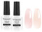 Vnicesli 2 Farben UV Nagellack Nude Rosa, Gel Nagellack UV LED Nude Rosa Soak Off Jelly Schellack Gel Nägel French Nageldesign Halbtransparent Shellac Manicure Lacquer Varnish