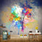3D Fototapete Wandbild Kreatives Handgemaltes Graffiti Aquarellmalerei Glühbirne Wandbild 3D TV Wandbild Tapete Wanddekoration fototapete 3d Vlies wandbild Schlafzimmer-430cm×300cm