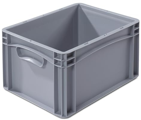 kaiserkraft | Euronorm-Behälter | LxB 400 x 300 mm | Wände und Boden geschlossen | Höhe 220 mm