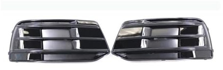 Auto-Frontgitter Nebelscheinwerfergitter Glänzend Schwarzer Blendeneinsatz Auto-Frontstoßstangengrill Ersatz Für Audi Q5 2018–2020 Kühlergrill für Autos