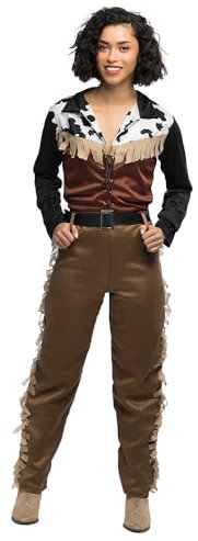 Boland - Kostüm Cowgirl für Damen, 3-teilig, Faschingskostüm für Mottoparty, Halloween oder Karneval, Wilder Westen, Cowboy