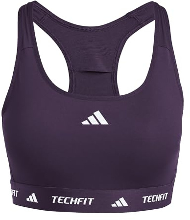 adidas Damen Techfit Bra, Aurora Plum, M