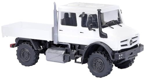 Busch 51081 H0 LKW Modell Mercedes Benz Unimog U 5023, weiß
