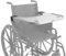 PEPE Mobility - Plateau pour Fauteuil Roulant avec Porte-Gobelet, Table Amovible, Facile à Installer, Adultes (Gris)
