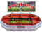 Fußball Snackstadion -Teamfarbe und Verein wählbar - Fussball Stadion zum befüllen passend für deinen Spieltag/Party und Event. Lebensmittelecht und wiederverwendbar (Freiburg)