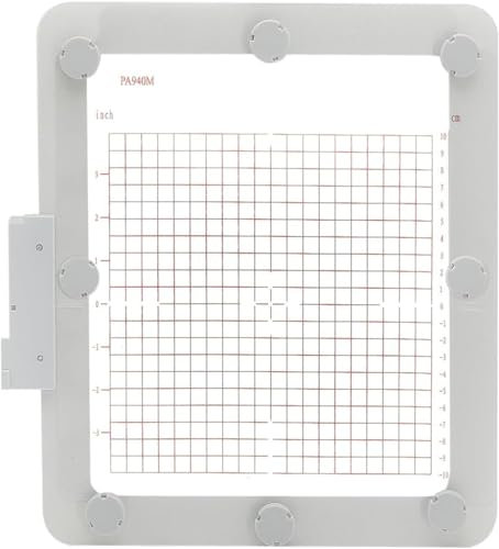 Sew Tech Magnetischer Stickrahmen für Husqvarna Wikinger-Stickmaschine, Designer-Diamant, Deluxe, Rubin, Royale, Topas, Pfaff, Creative Sensation Vision (20,3 x 20,3 cm, PA940M)