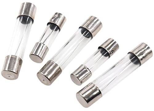 5 * 20 6 * 30 Glassicherung, schnelle Sicherung, 250 V, 0,1 A, 0,2 A, 0,5 A, 1 A, 2 A, 3 A, 3,15 A, 4 A, 5 A, 6 A, 7 A, 8 A, 10 A, 12 A, 15 A, 20 A, 30 A, flink, 5 x 20 mm, 6 x 30 mm(30a,5x20mm 10PCS)