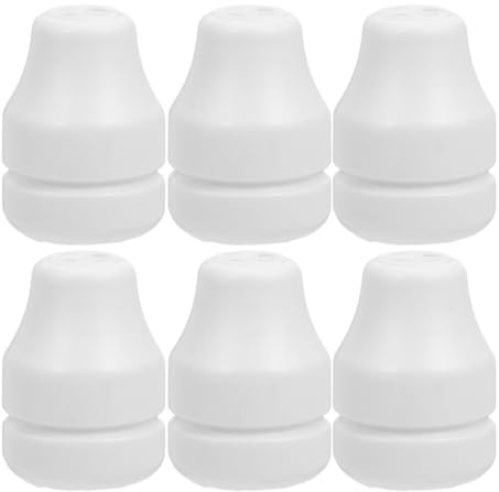 Toyvian 6pcs Blind Cord Knobs Four-Hole Blind Cord Connector Replacement Pull Drop Ends for Venetian Blinds Window Pulls Window Treatment Accessories