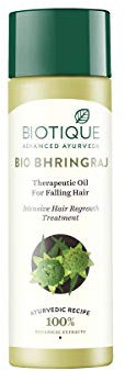 Biotique Bio Bhringraj Therapeutic Oil for Falling Hair - 120ml (Pack of 2)(Ship from India)