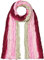 Japanwelt Seidentuch elegantes Damen Halstuch Crash-Schal 100% Seide silkroad 90 x 180 cm Verlauf Weinrot Rosa Grau