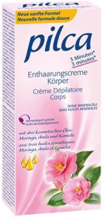 Pilca Enthaarungscreme Zur Wirksamen Haarentfernung - Speziell Für Den Körper - Mit Präzisionsspatel Für Leichte Anwendung, 3er Pack (3 x 100 ml)