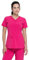 Dickies EDS Essentials Damen Scrub Top mit V-Ausschnitt - Pink - X-Groß