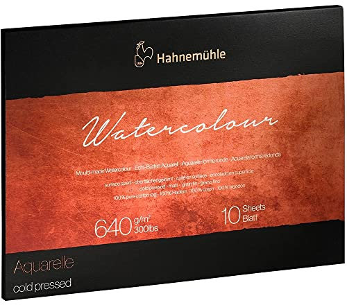 Hahnemühle The Collection Aquarellblock, 640 gsm, 30x40cm, Weiß