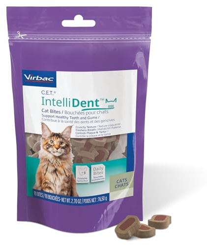 Virbac C.E.T. Intellident Cat Bites for Dental Care
