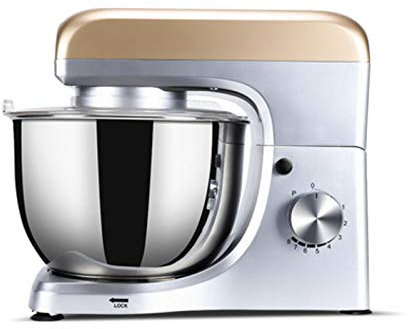 JHNEA Stand Mixer,5L 800W 8-Speed Tilt-Head Food Mixer, Kitchen Electric Mixer with Dough Hook, Whisk & Beater,800W