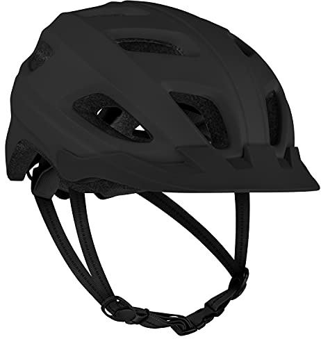 Retrospec Lennon Adult Bike Helmet with LED Safety Light Adjustable Dial & Removable Visor - Adjustable Bicycle Cycling Helmet for Men & Women