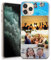 TULLUN Personalised Photo Image Design Custom Soft TPU Rubber Phone Case For iPhone - Your Own Design Collage of Four Photos - for iPhone 7 plus / 8 plus