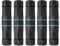 5PCS RJ45 Waterproof Connector IP68 Waterproof Shielded (STP) Cat5/5e/6 Ethernet LAN Cable Connector Network Cable Double Head Outdoor LAN Coupler Adapter