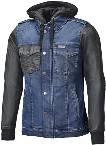 Held Petrol Motorrad Textiljacke, blau/schwarz, L | Stretch-Einsätze