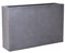VIVANNO Pflanzkübel Raumteiler Sichtschutz Fiberglas ELEMENTO Beton-Design Grau - 117x30x75