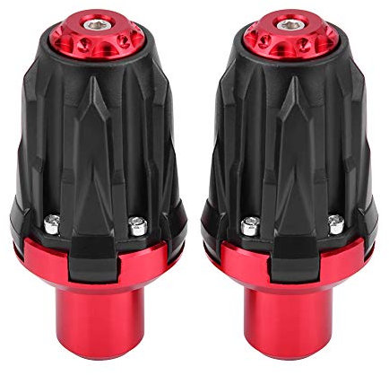 Sturzpads Motorrad, Sturzpads 1 Paar 10mm Motorrad Auspuff Sturzpads für Motorrad Anti Crash Pad Sturzschutz Motorrad Sturzpad Sturzschutz(Rot)