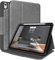 Bukoor iPad Air 11 Zoll 2024, Air 6/5/4 Hülle (2022/2020) 10,9 Zoll mit Pencil Halfter und Taschen PU Leder Stoßfest Cover Auto Schlafen/Wachen Intelligentes Case, Multi-Winkel Ständer, Grau