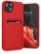 kwmobile Case Compatible with Apple iPhone 13 Case - TPU Phone Cover with Credit Card Holder - Red