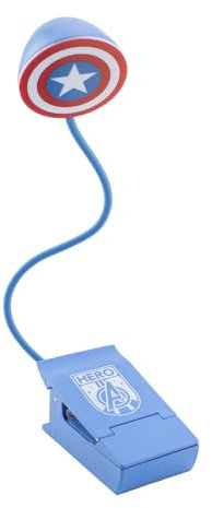 Paladone: Lampada Da Lettura Marvel Capitan America Scudo – Licenza Ufficiale 100%