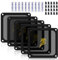 YIMATEECO Filtro de Polvo PC 120mm, 5Pcs Magnética Filtro de Ventilador de PVC Antipolvo para Caja de Ordenador Filtro Enfriador de PC Computadora(PVC Hidalgo, 120x120mm, 5 Piezas, Negro)