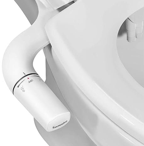 SAMODRA Bidet Aufsatz,LC-B007 Bidet,G3/8 T-Adapter und 75cm Schlauch
