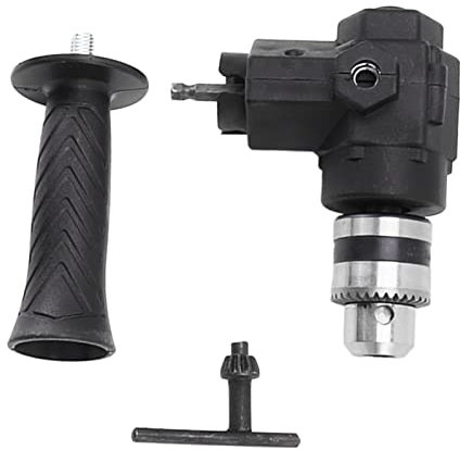 Zerodis 90-Grad-Winkelbohrer Spin Key Angle Grip Bearing Steel Right Angle Bend Extension Accessory Professional Drill Attachment Adapter