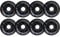 SZAJOR 84mm Inline Skate Räder 80 A, für den Austausch von Rollerblade Rädern, Rollschuh Räder für den Innen und Außenbereich, 8er-Pack