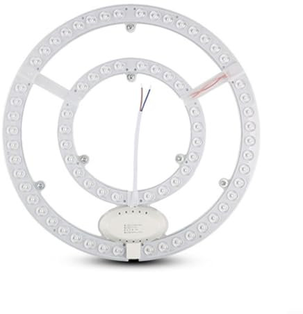 HEIBTENY Deckenlichtquelle 12W-72W Runde Deckenleuchte Quelle Downlight Lichtpanel LED-Modul 2835 für SMD Dochtmodul Lichtpanel-Patch(72W DOUBLE COLOR)