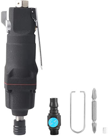 Destornillador Neumático, AT-3088 Destornillador Neumático Neumático Portátil 10H de 1/4, Herramienta de Reparación de Destornillador de Aire Industrial Profesional, 8000 Rpm,