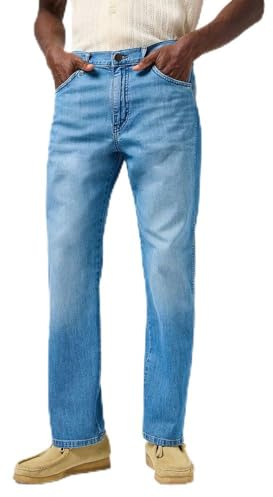 Wrangler Herren Jeans Frontier, Relaxed Straight Fit, Gerades Bein