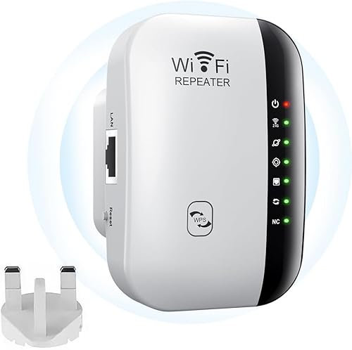 2025 Newest WiFi Extender,WiFi Booster,WiFi Repeater Covering Up to 3660 Square Feet and 50 Devices, Internet Booster with Ethernet Port, Plug and Play, Home Wireless Signal Booster