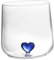 KITANDOVE verre d'amour tasses à expresso italiennes verres à mojito tasse claire cœur Verre à cocktail en verre Coupe de lait pour couple porte-lait tasse à cocktail en verre pour bar Blue