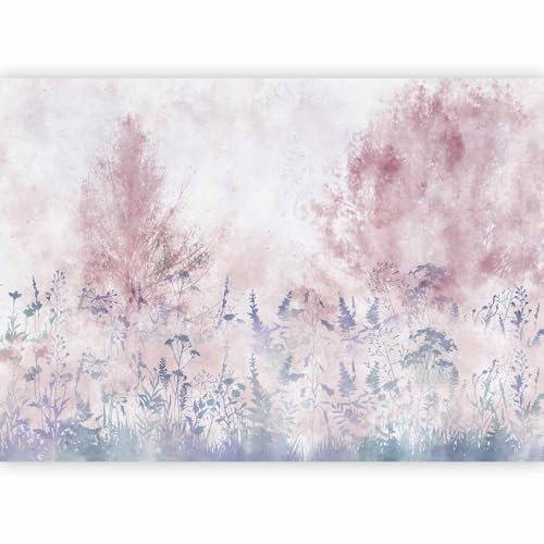 murando - Papier Peint Panoramique Intissé Nature 350x256 cm - Revêtement Mural pour Chambre Salon - Design Unique Moderne Décoration Murale - Rose gris - b-A-10293-a-a