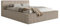 Selsey Polsterbett 140 x 200 cm Doppelbett Gepolstertes Bett Bettgestell Mit Stauraum Und Kopfteil Weicher Cord Stoff Dunkelbeige Affolio