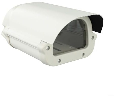 Outdoor Security Camera Housing Case, Protective Enclosure Weatherproof Shell for CCTV Surveillance Aluminum Alloy 6/8/10/12 Inch Gray(6 Inch)