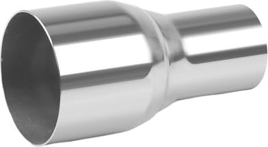 Echappement Voiture,Manchon Echappement Adaptateur d'échappement 2 étapes de 51 mm à 76 mm, tube de raccordement conique en acier inoxydable