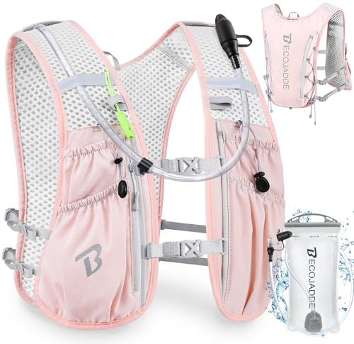 BECOJADDE 5 Liter Laufweste Leicht für Damen und Herren, Ideal für Marathon, Trailrunning, Radfahren, Wandern und Joggen